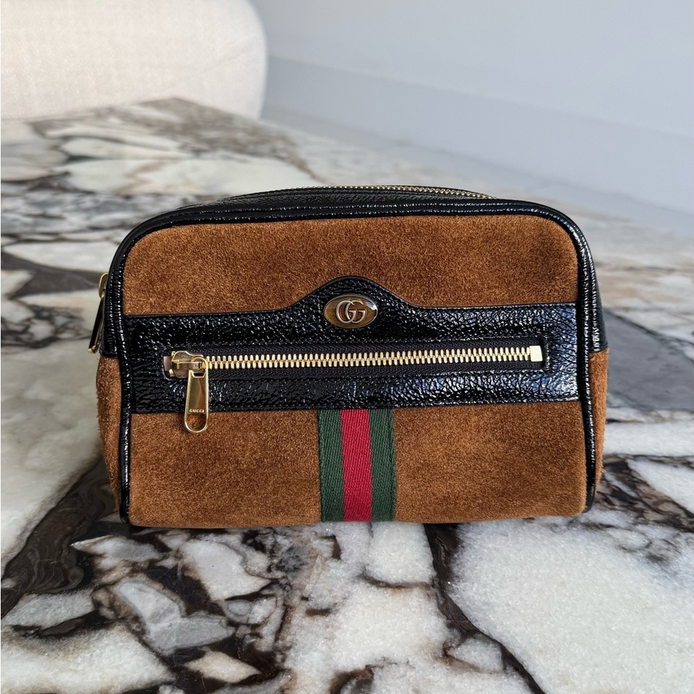 Gucci Ophidia Suede belt bag